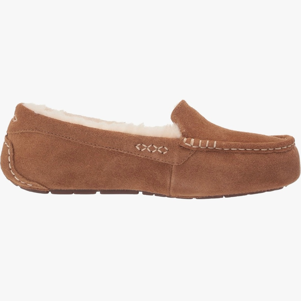 UGG Brown Suede Moccasin Slippers